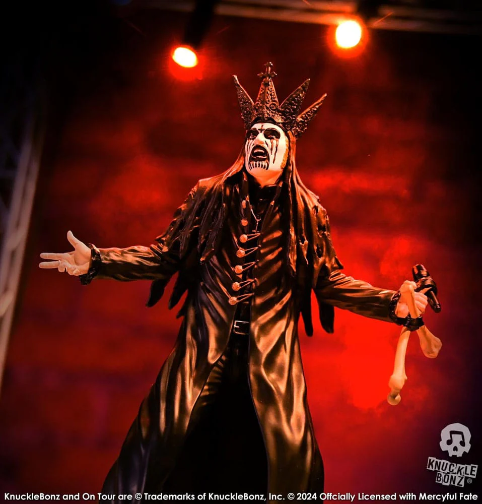 King Diamond III Black Version Mercyful Fate Rock Iconz Figurka 22 cm - Image 5