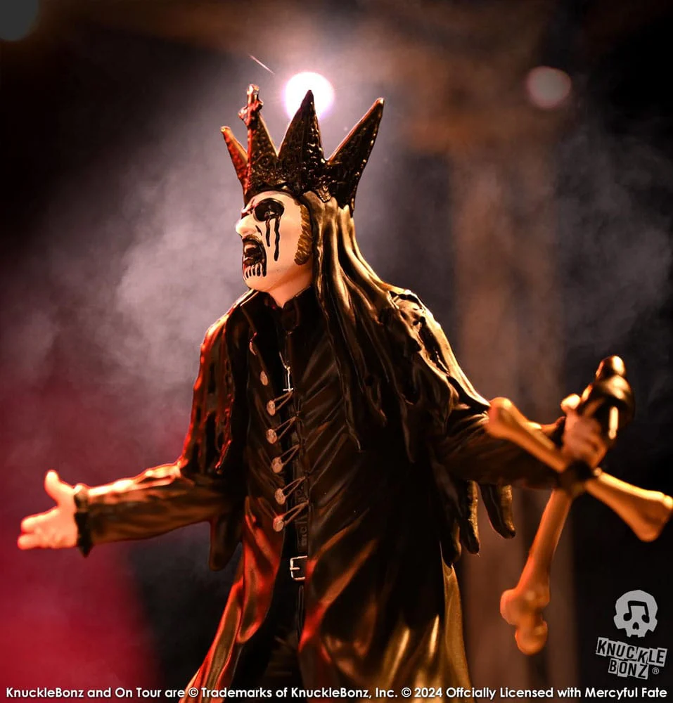 King Diamond III Black Version Mercyful Fate Rock Iconz Figurka 22 cm - Image 8