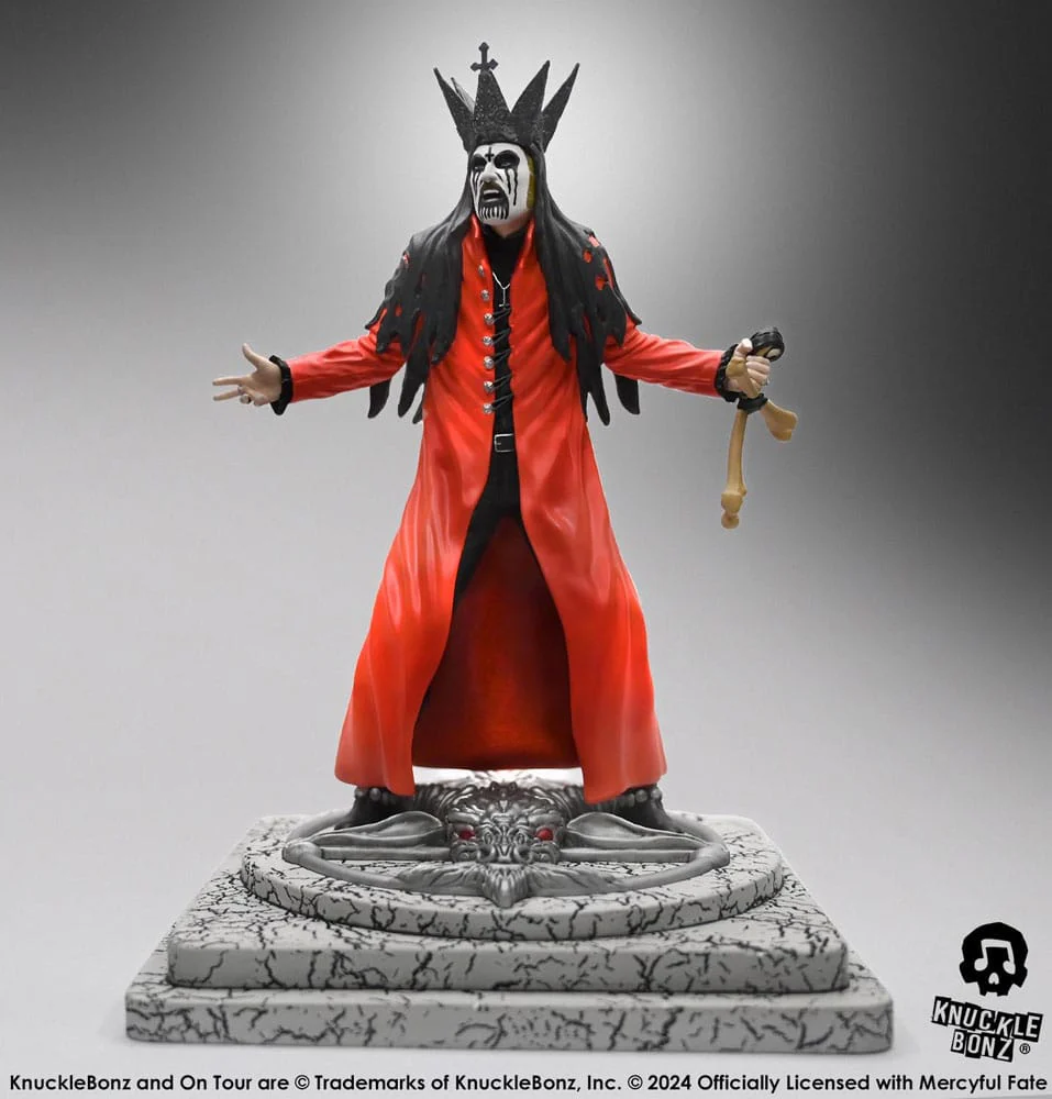 King Diamond III Red Version Mercyful Fate Rock Iconz Figurka 22 cm