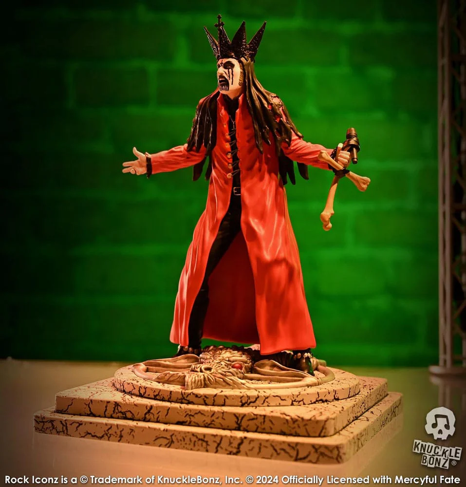 King Diamond III Red Version Mercyful Fate Rock Iconz Figurka 22 cm - Image 10
