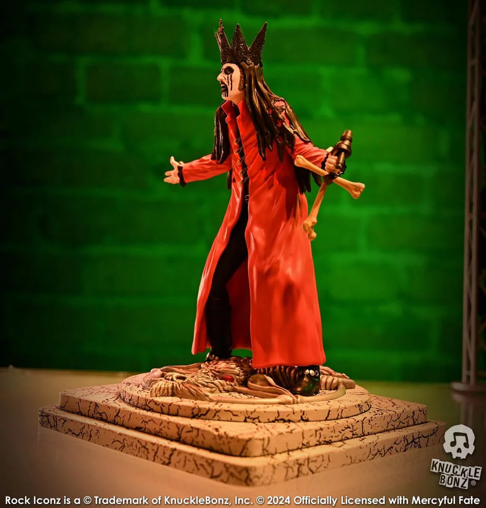 King Diamond III Red Version Mercyful Fate Rock Iconz Figurka 22 cm - Image 11