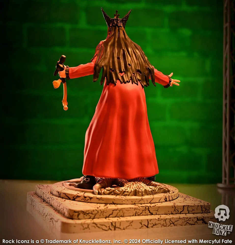 King Diamond III Red Version Mercyful Fate Rock Iconz Figurka 22 cm - Image 12