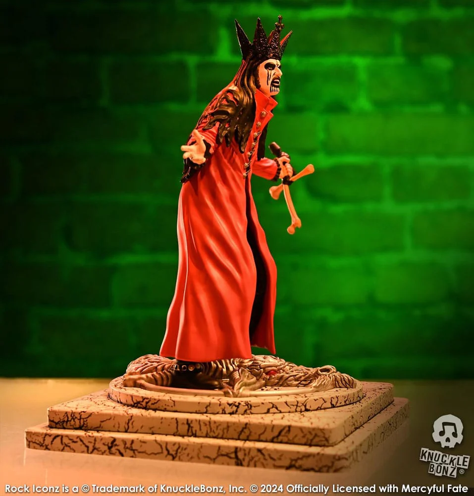 King Diamond III Red Version Mercyful Fate Rock Iconz Figurka 22 cm - Image 13