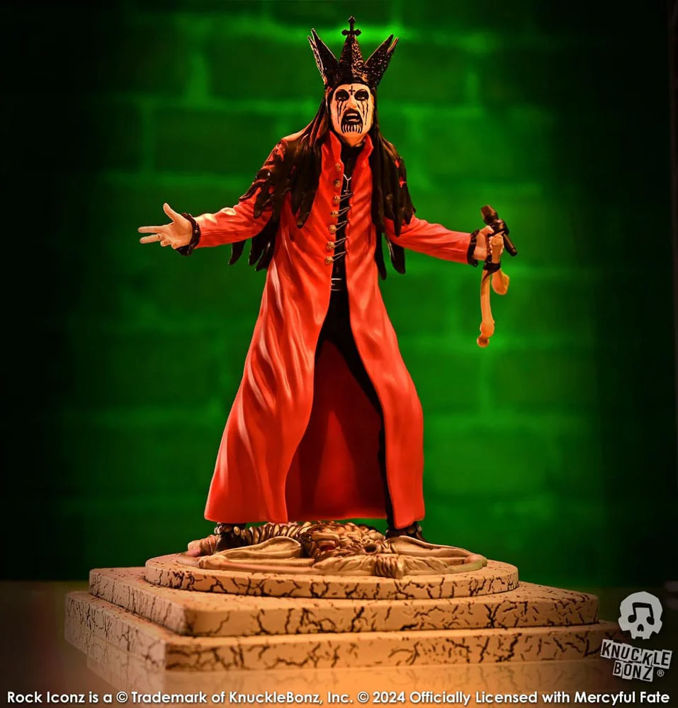King Diamond III Red Version Mercyful Fate Rock Iconz Figurka 22 cm - Image 14