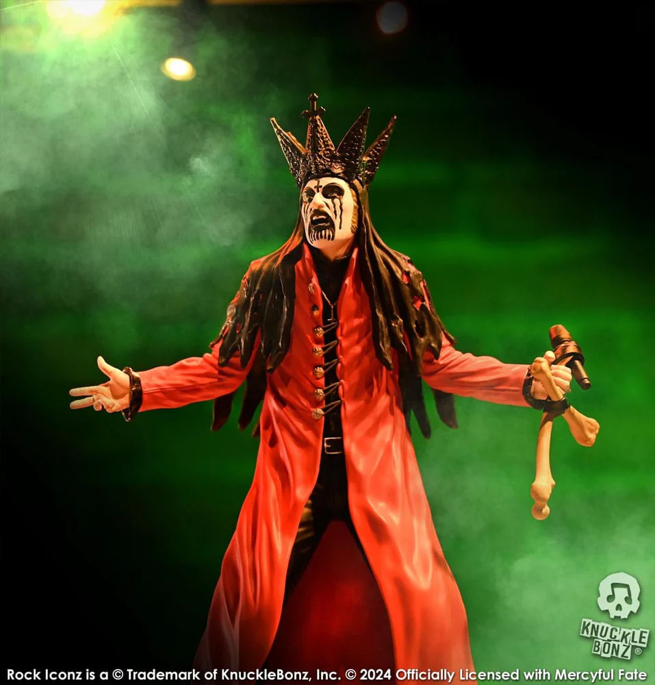 King Diamond III Red Version Mercyful Fate Rock Iconz Figurka 22 cm - Image 16