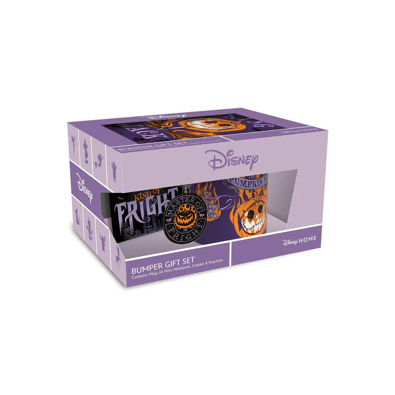 King Jack Zestaw Prezentowy Kubek + Podkładka + Notatnik + Brelok Miasteczko Halloween - Image 2