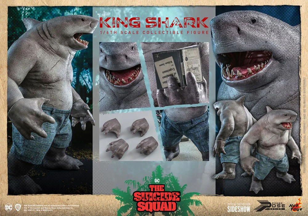 King Shark DC Suicide Squad Movie Masterpiece 1/6 Figurka 35 cm - Image 14