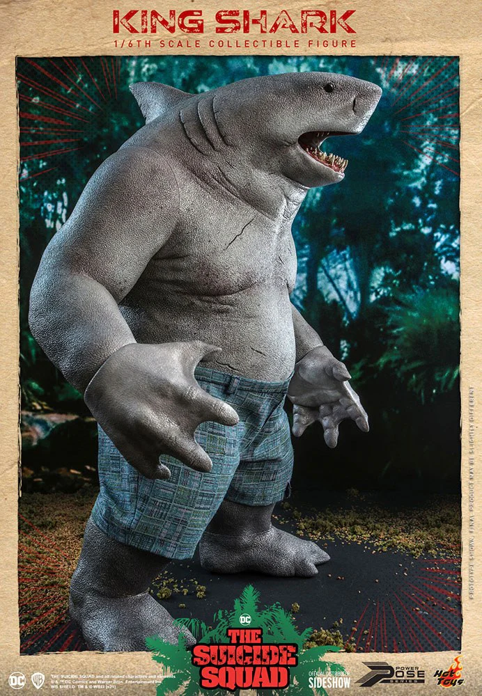 King Shark DC Suicide Squad Movie Masterpiece 1/6 Figurka 35 cm - Image 6