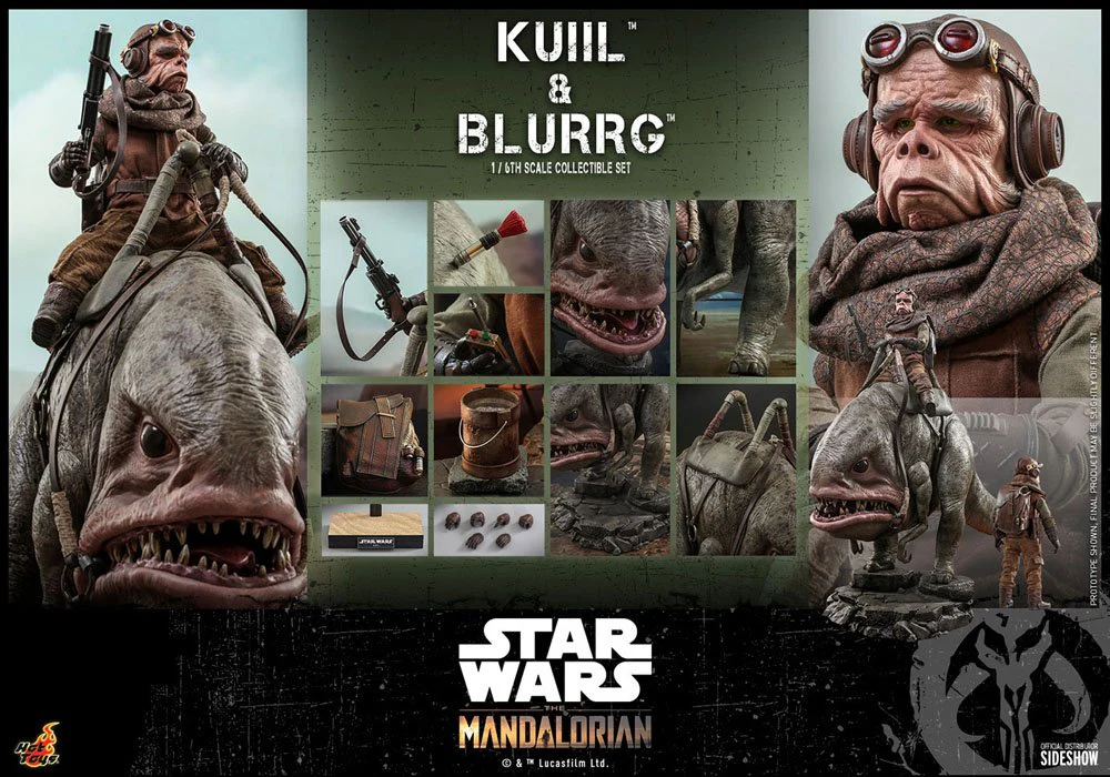 Kuiil & Blurrg Star Wars The Mandalorian 2-Pack 1/6 Figurka 37 cm - Image 17