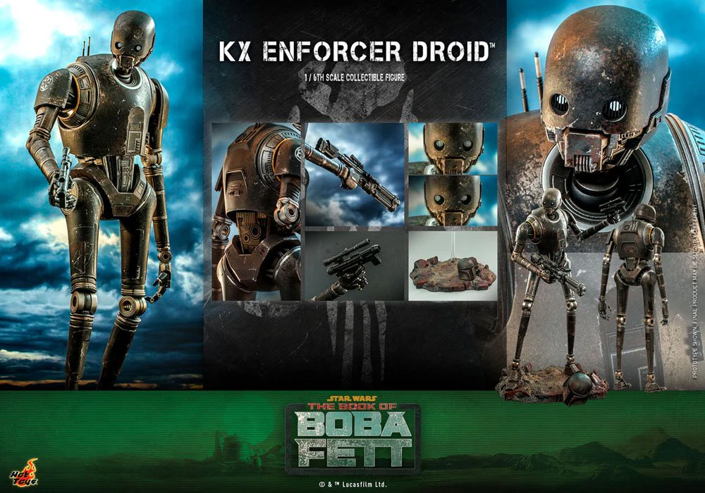 KX Enforcer Droid Star Wars: The Book of Boba Fett 1/6 Figurka 36 cm - Image 18