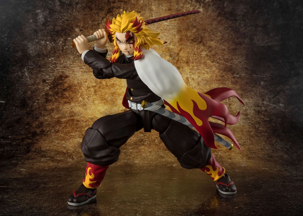 Kyojuro Rengoku Demon Slayer: Kimetsu no Yaiba S.H. Figuarts Figurka 15 cm - Image 2