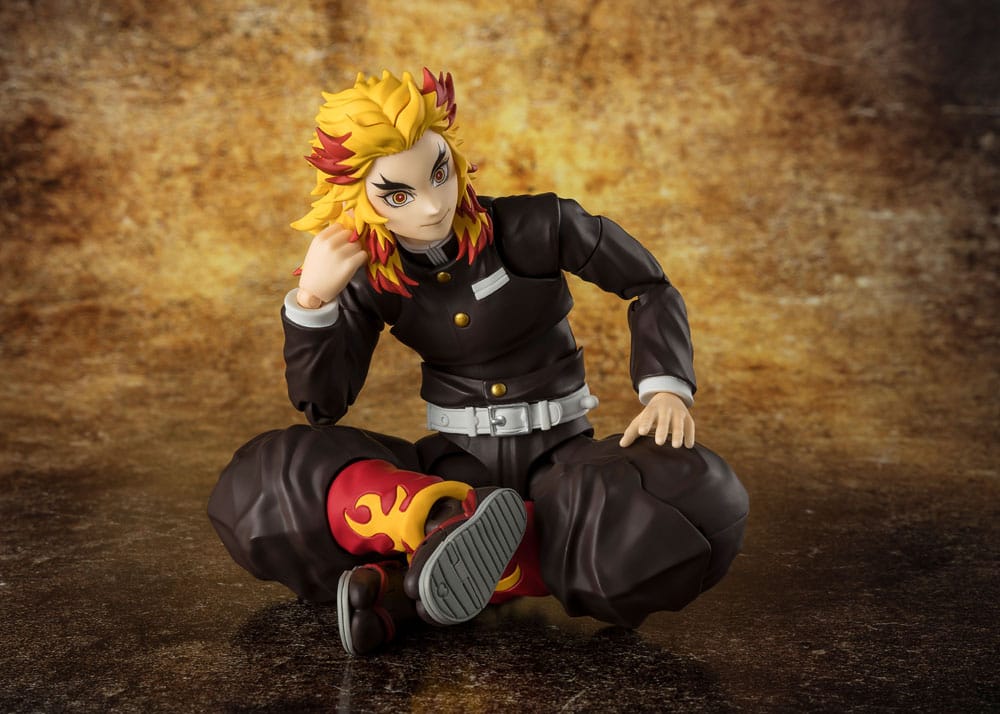 Kyojuro Rengoku Demon Slayer: Kimetsu no Yaiba S.H. Figuarts Figurka 15 cm - Image 3