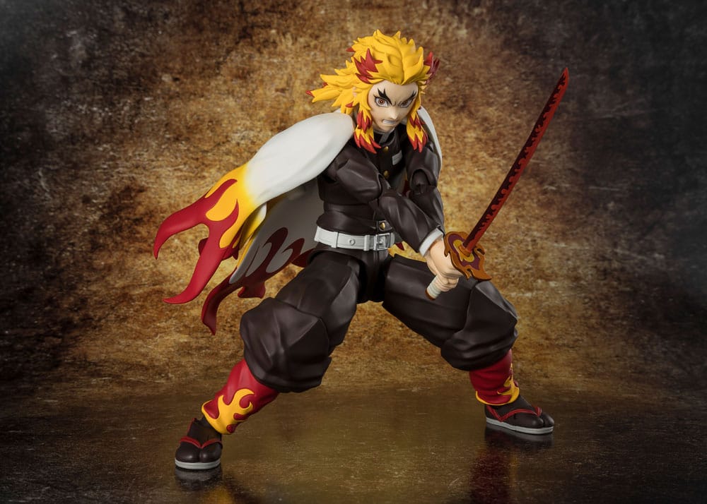 Kyojuro Rengoku Demon Slayer: Kimetsu no Yaiba S.H. Figuarts Figurka 15 cm - Image 4