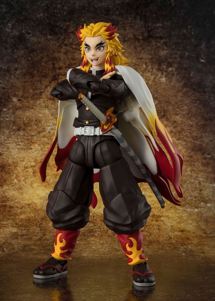 Kyojuro Rengoku Demon Slayer: Kimetsu no Yaiba S.H. Figuarts Figurka 15 cm - Image 5