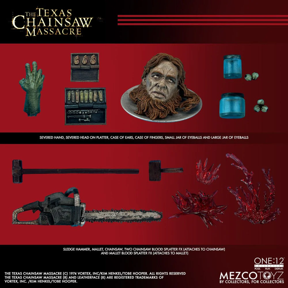 Leatherface Texas Chainsaw Massacre (2003) 1/12 Figurka 17 cm - Image 5