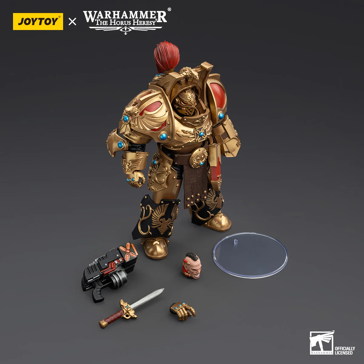 Legio Custodes Aquilon Terminator Squad Aquilon with twin-linked Adrathic Destructor Warhammer The Horus Heresy 1/18 Figurka 14 cm - Image 10