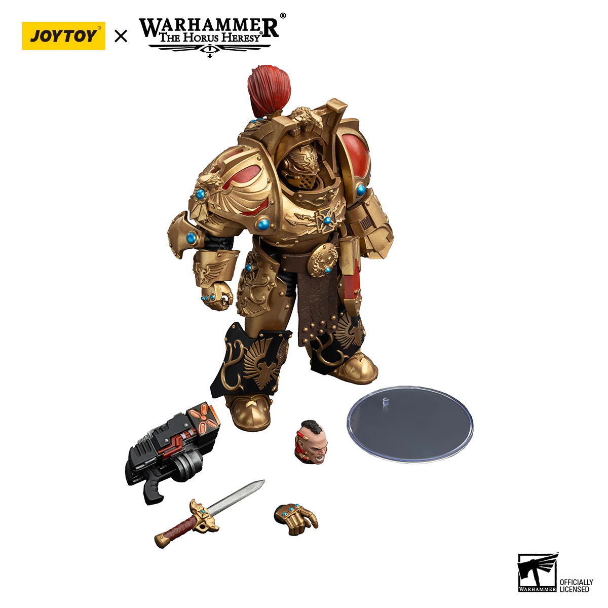 Legio Custodes Aquilon Terminator Squad Aquilon with twin-linked Adrathic Destructor Warhammer The Horus Heresy 1/18 Figurka 14 cm - Image 5