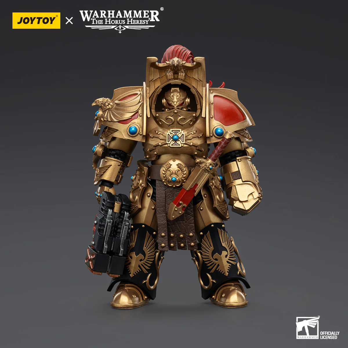 Legio Custodes Aquilon Terminator Squad Aquilon with twin-linked Adrathic Destructor Warhammer The Horus Heresy 1/18 Figurka 14 cm - Image 6