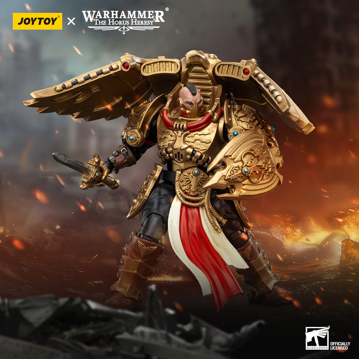 Legio Custodes Custodian Venatari Squad Venatari with Venatari Lance Warhammer The Horus Heresy 1/18 Figurka 13 cm - Image 6