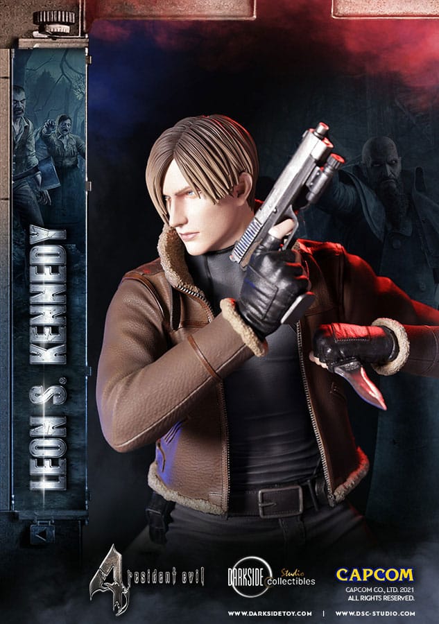 Leon Kennedy Resident Evil Premium Figurka 50 cm - Image 2
