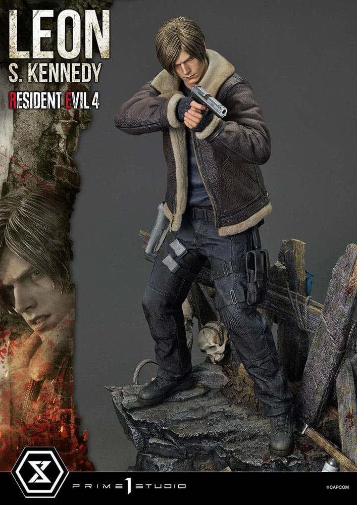 Leon S. Kennedy Resident Evil 4 Ultimate Premium Masterline Series 1/4 Figurka 64 cm - Image 16