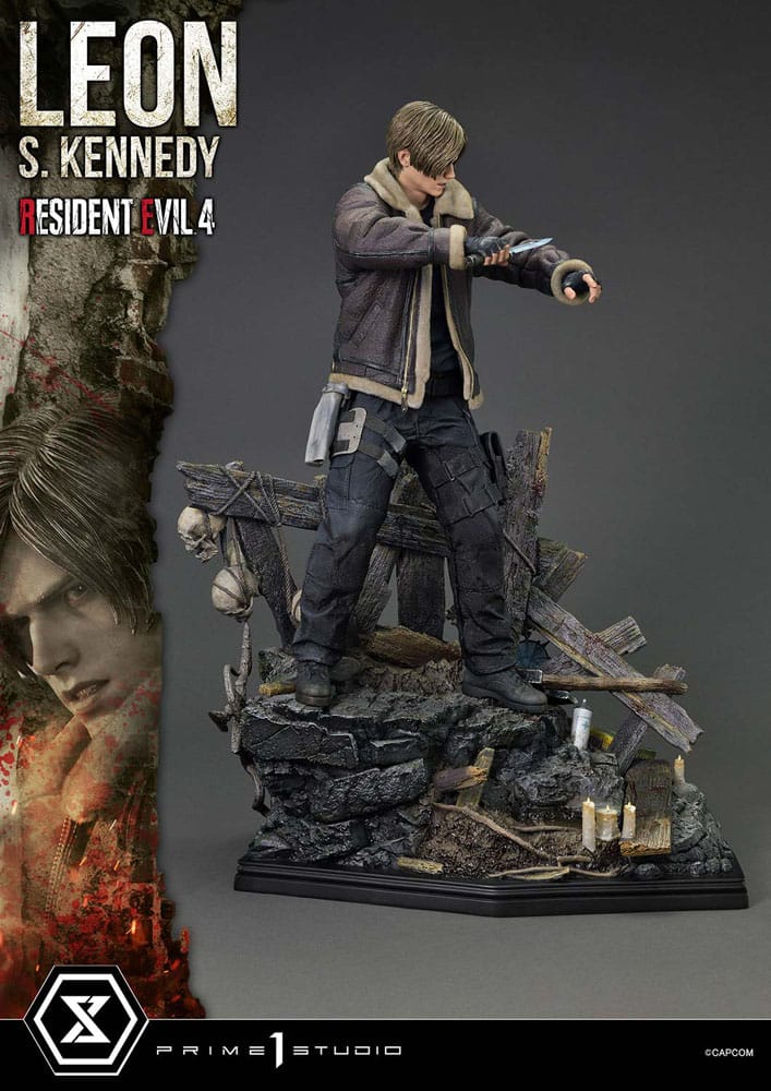 Leon S. Kennedy Resident Evil 4 Ultimate Premium Masterline Series 1/4 Figurka 64 cm - Image 19