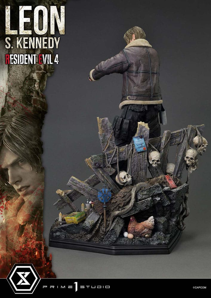 Leon S. Kennedy Resident Evil 4 Ultimate Premium Masterline Series 1/4 Figurka 64 cm - Image 20