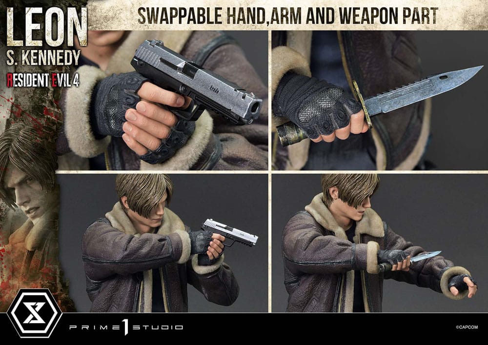 Leon S. Kennedy Resident Evil 4 Ultimate Premium Masterline Series 1/4 Figurka 64 cm - Image 7
