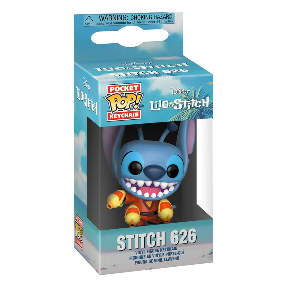 Lilo & Stitch Pocket POP! Vinyl Keychain Stitch 626 4 cm Breloczek - Image 2