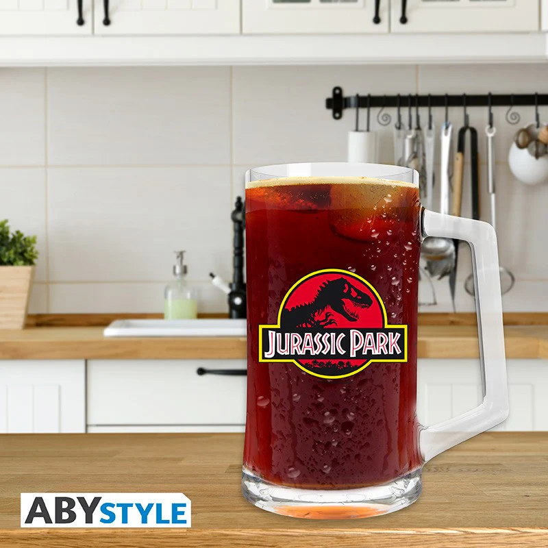 Logo Szklany Kufel Jurassic Park - Image 2