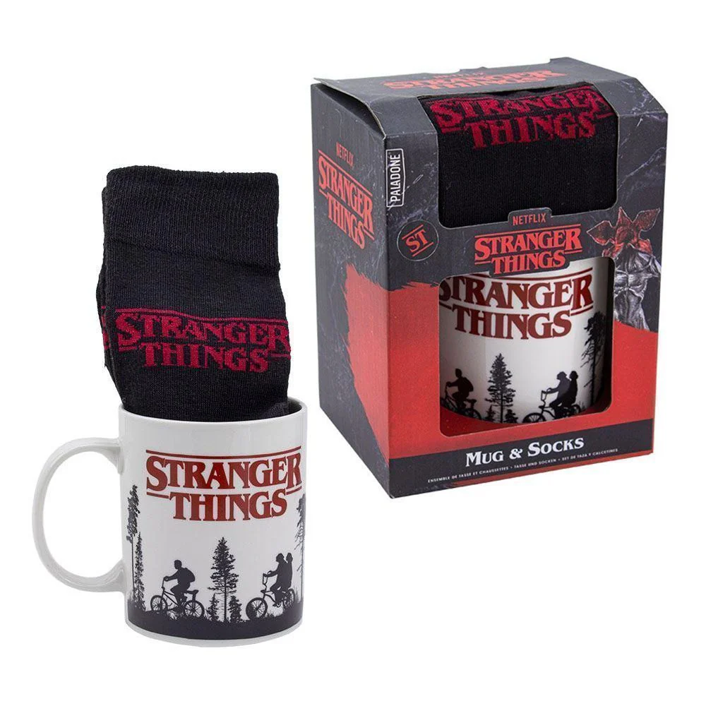 Logo Zestaw prezentowy Kubek + Skarpetki Stranger Things - Image 4