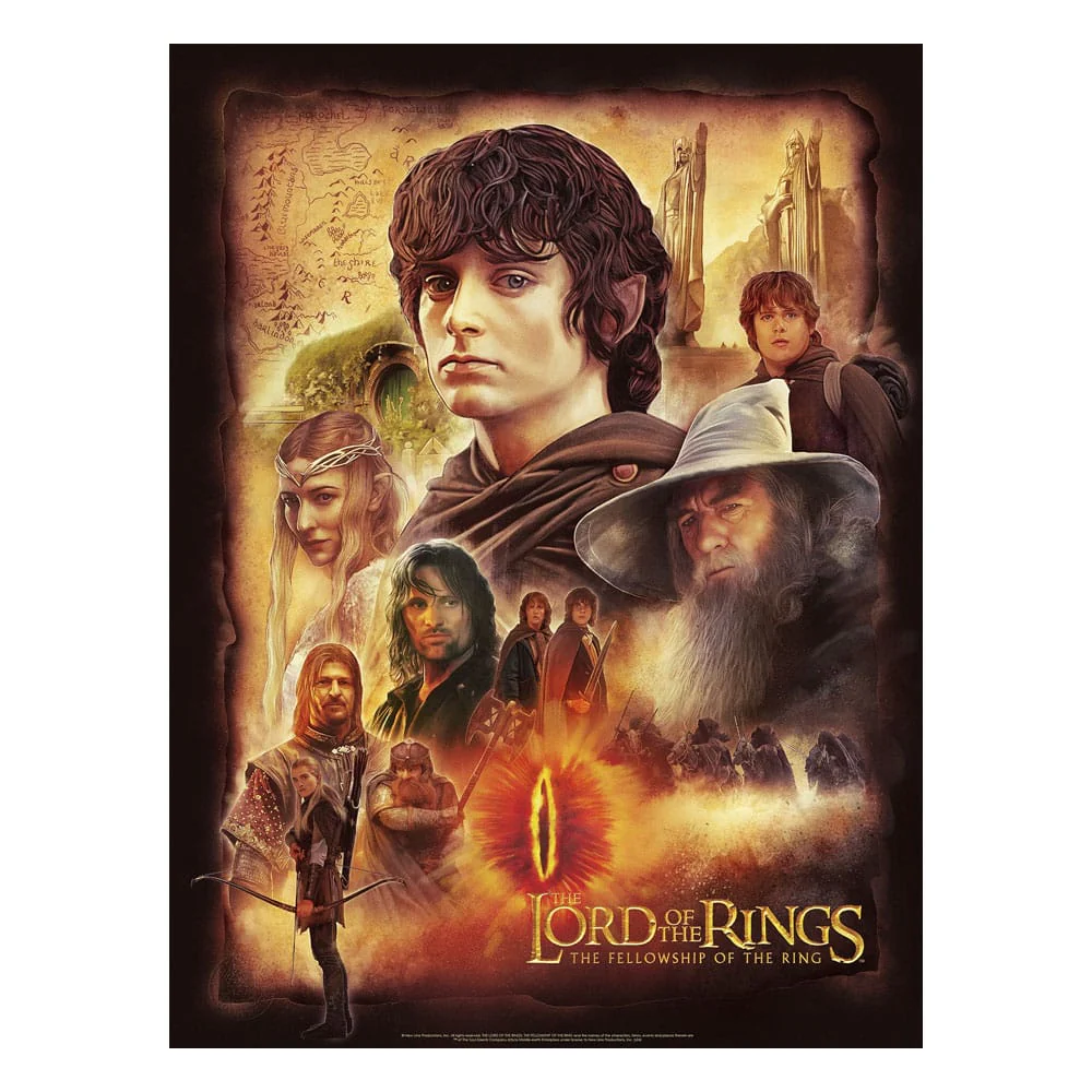 Lord of the Rings Art Print The Fellowship of the Ring 46 x 61 cm unframed