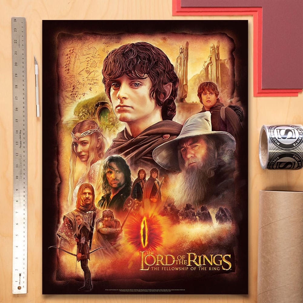 Lord of the Rings Art Print The Fellowship of the Ring 46 x 61 cm unframed - Image 2