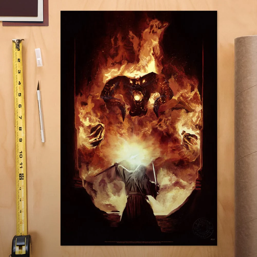 Lord of the Rings Art Print The Flame of Anor 46 x 61 cm - unframed - Image 2