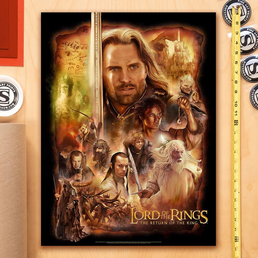 Lord of the Rings Art Print The Return of the King 46 x 61 cm unframed - Image 2