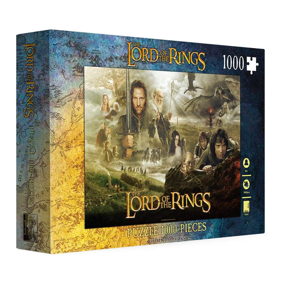 Lord of the Rings Jigsaw Puzzle Poster 1000 elementów