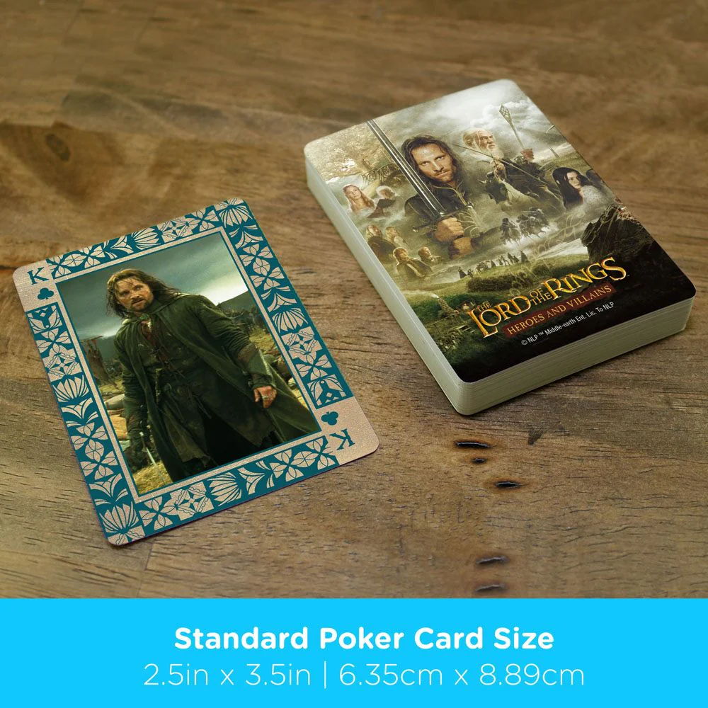 Lord of the Rings Playing Cards Heroes and Villains Karty do gry - Image 5