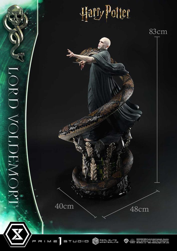 Lord Voldemort Harry Potter Real Elite Masterline Series Bonus Version 1/4 Figurka 83 cm - Image 14