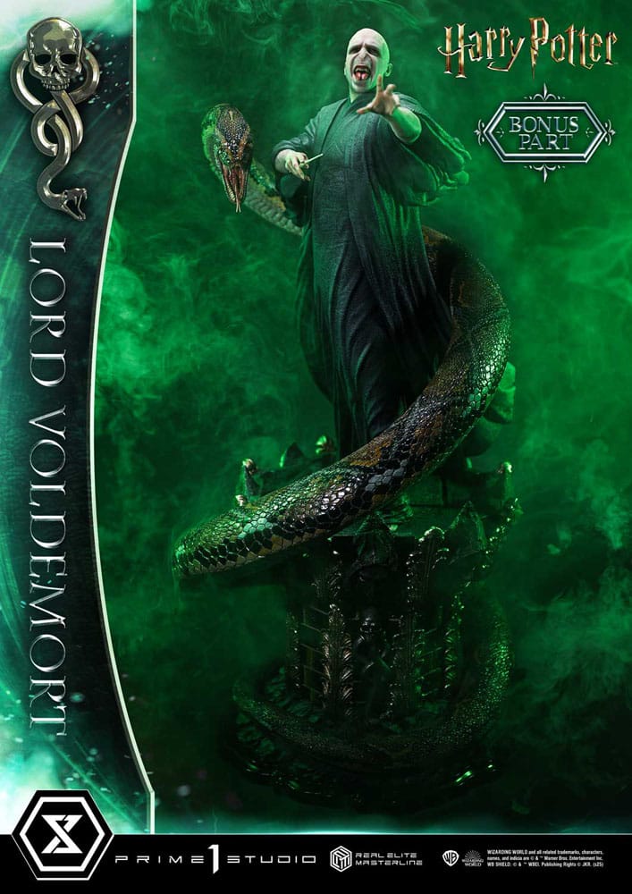 Lord Voldemort Harry Potter Real Elite Masterline Series Bonus Version 1/4 Figurka 83 cm - Image 4