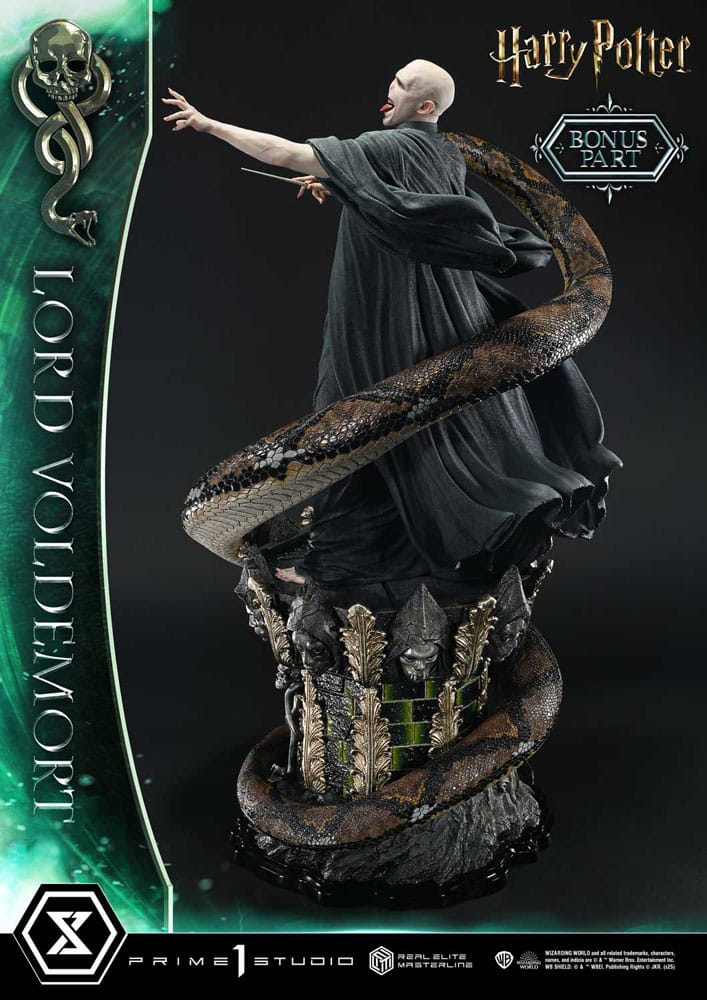 Lord Voldemort Harry Potter Real Elite Masterline Series Bonus Version 1/4 Figurka 83 cm - Image 5