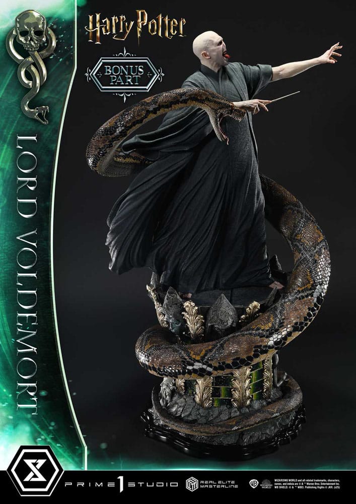 Lord Voldemort Harry Potter Real Elite Masterline Series Bonus Version 1/4 Figurka 83 cm - Image 6