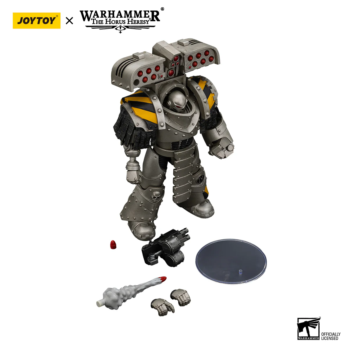 lron Warriors Tyrant Siege Master Terminator with Rocket launcher Warhammer The Horus Heresy 1/18 Figurka 12 cm - Image 5