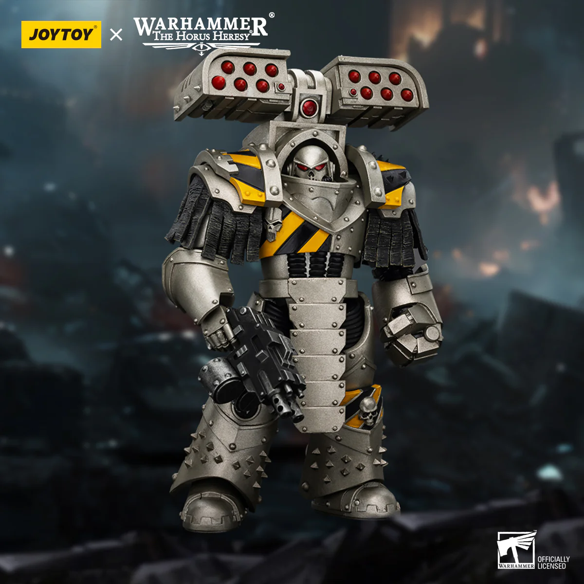 lron Warriors Tyrant Siege Terminator with Rocket launcher Warhammer The Horus Heresy 1/18 Figurka 12 cm - Image 11