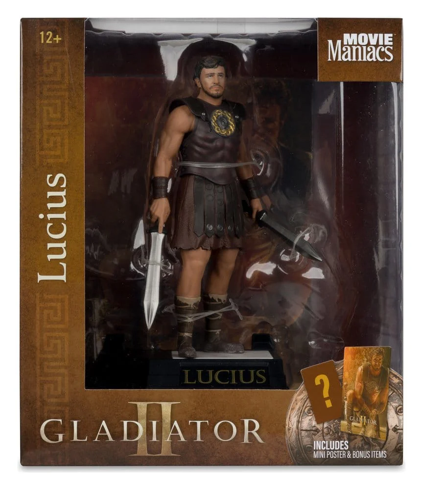 Lucius Gladiator II Movie Maniacs Figurka 16 cm - Image 8
