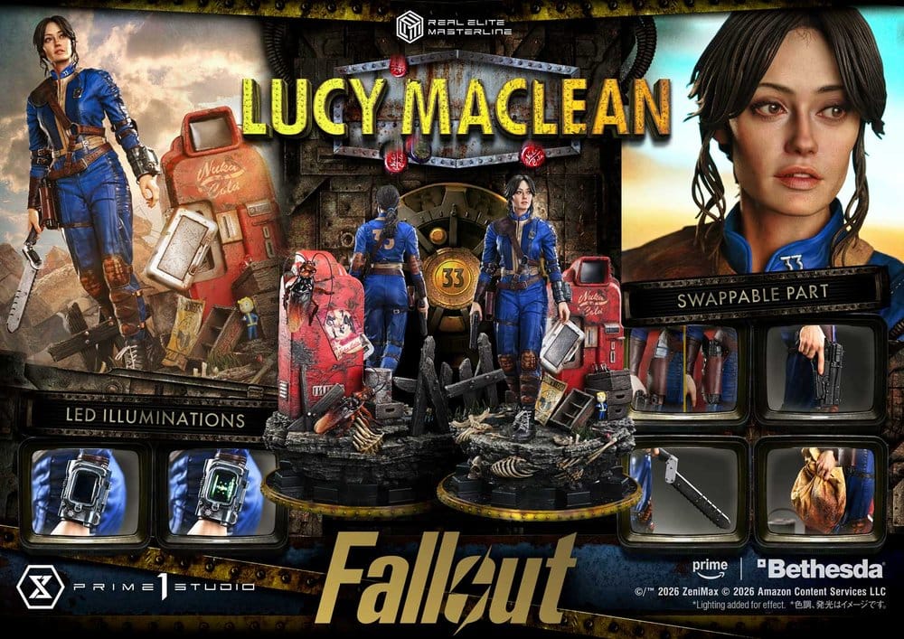 Lucy MacLean Fallout TV Series Real Elite Masterline Series Bonus Version 1/4 Figurka 59 cm - Image 7