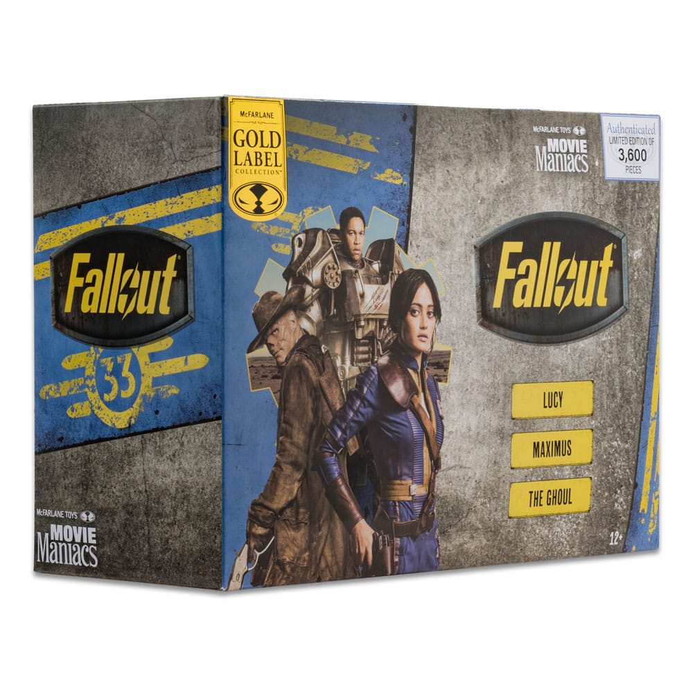 Lucy & Maximus & The Ghoul Fallout Movie Maniacs 3-Pack Gold Label Figurki 15 cm - Image 15