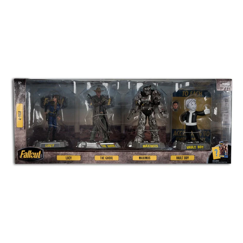 Lucy, Maximus, The Ghoul & Vault Boy Fallout Movie Maniacs 4-Pack Figurki 15 cm - Image 8