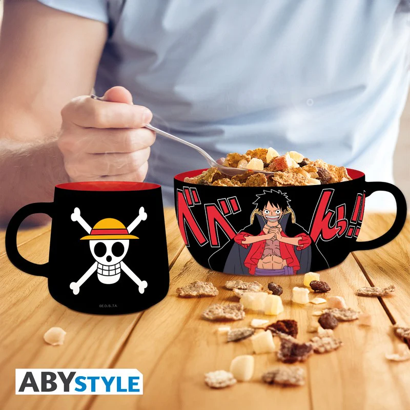 Luffy Zestaw Śniadaniowy Kubek + Miska One Piece - Image 4
