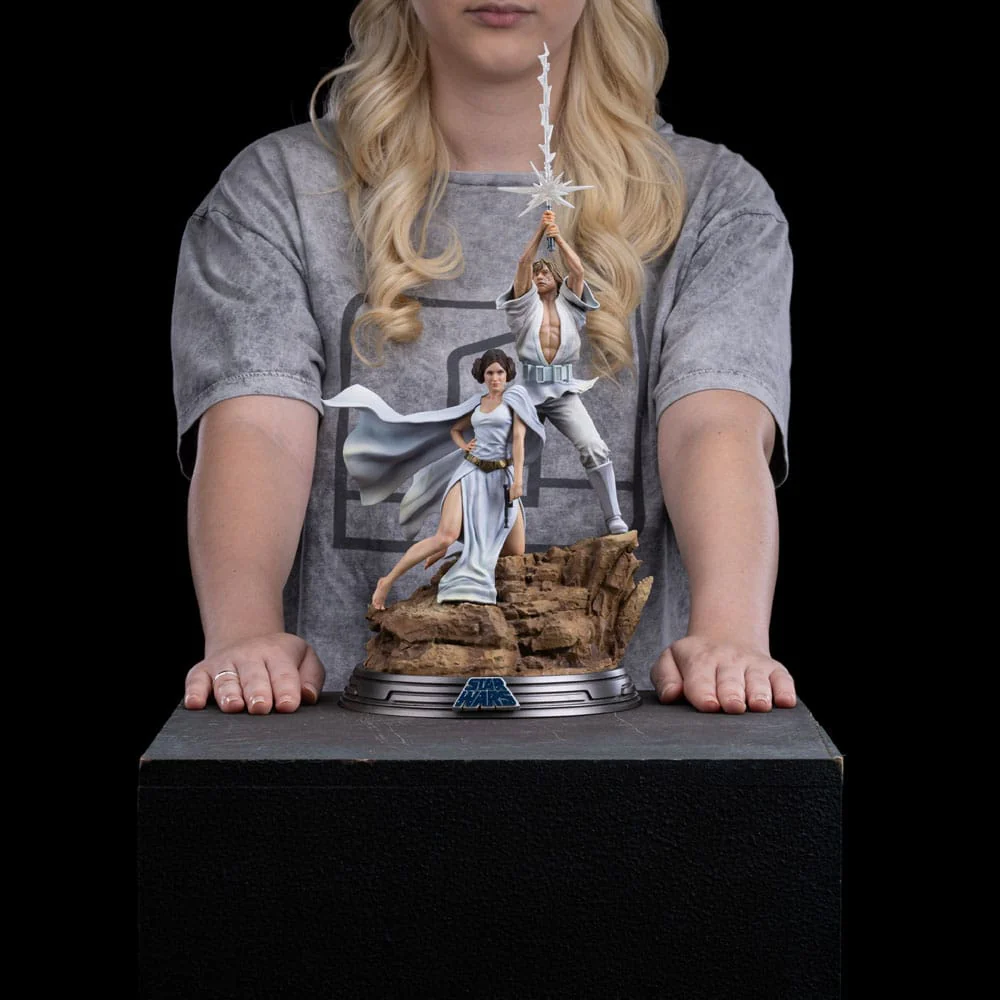 Luke and Leia Star Wars Deluxe Art Scale 1/10 Figurka 41 cm - Image 14