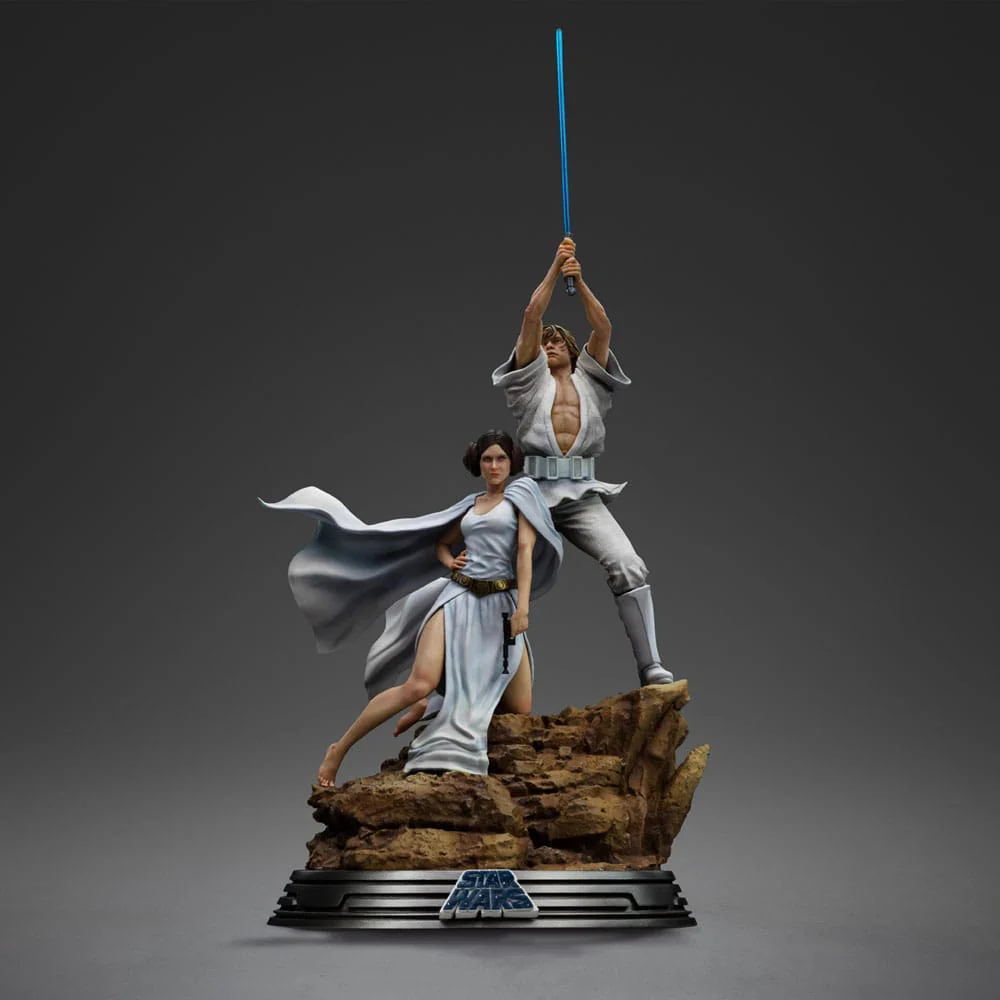 Luke and Leia Star Wars Deluxe Art Scale 1/10 Figurka 41 cm - Image 6